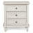 Nightstand With 3 Drawers P2 Particleboard With 3D Paper Finish + Solid Wood Legs 1 Piece-1458726104
