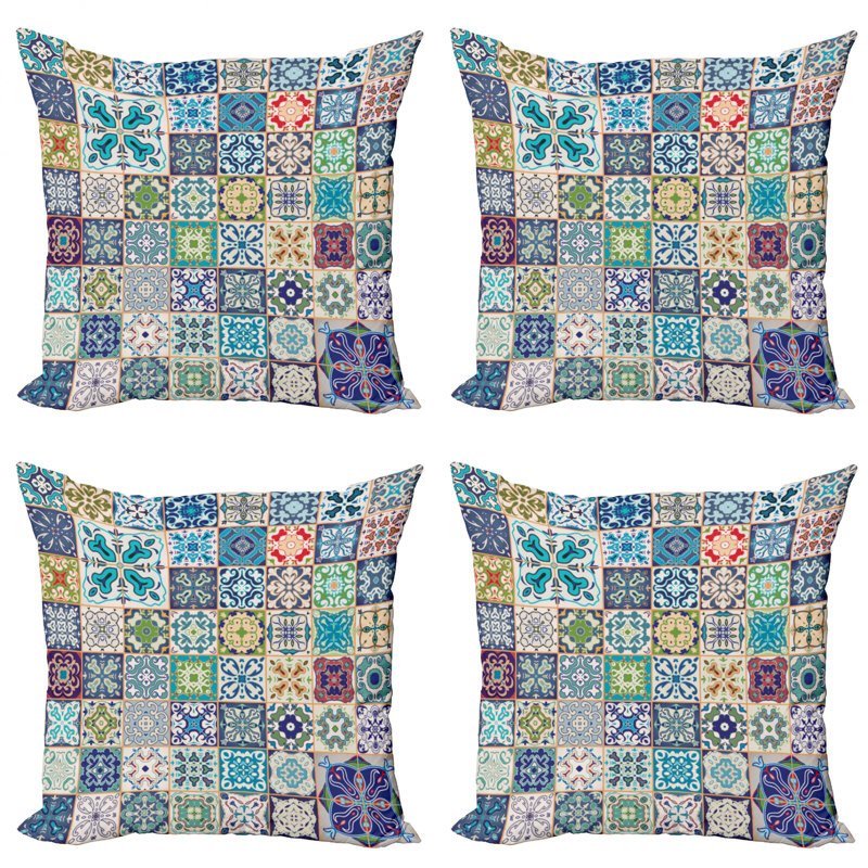 Square Microfiber Pillow Cover, 24" x 24"