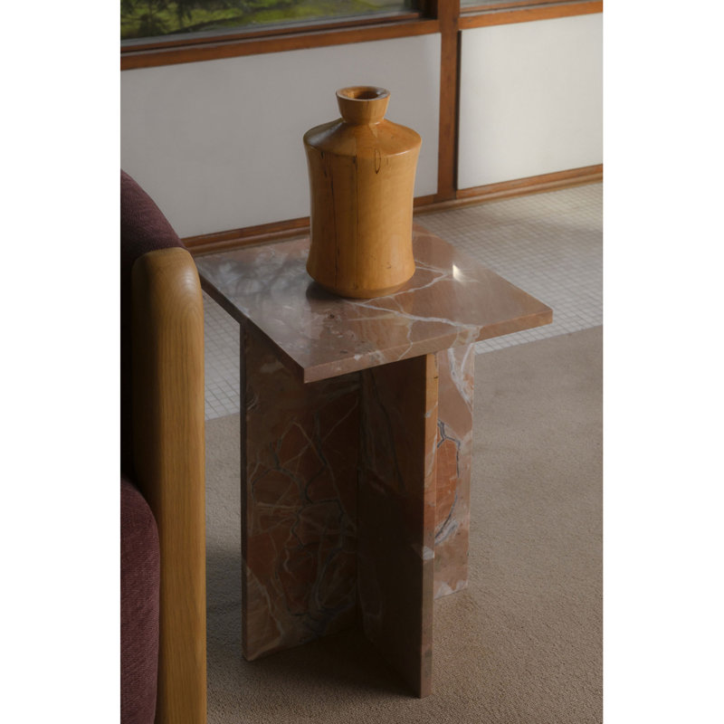 Marbre de table panthère Blair, Orange