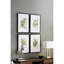 4 ornements muraux de fleurs, 20 par 28 pouces, pour la décoration de la maison dans différents espaces, élégance classique, art naturel, décor de plusieurs pièces, style, élément de nature intérieure