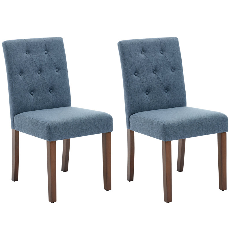 Upholstered Dining Chair, Blue, Blue