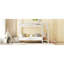 Lit superposé simple au-dessus de simple avec échelle de rangement latérale et garde-robe-2055316374