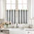 Kitchen Curtains Striped Tier Linen Short Curtains Pinstripe Cafe Curtains-453071178-453071191