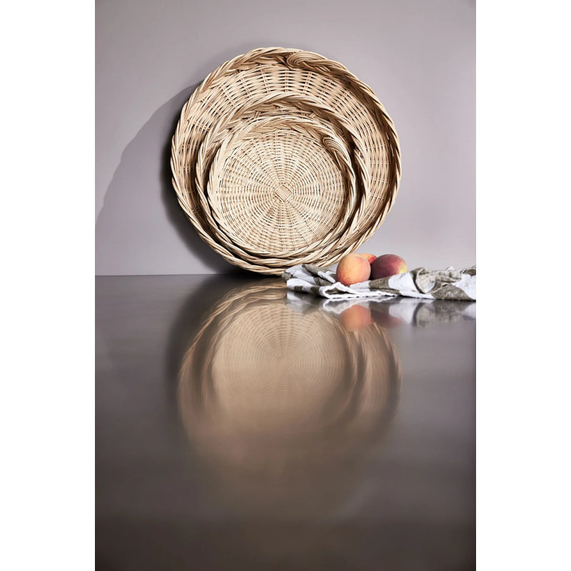 Maru Rattan Bread Basket, 13.39"