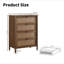 Commode 4 tiroirs Vichy
