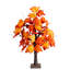 2 pi. Arbre d'automne artificiel pré-éclairé avec 24 lumières DEL blanc chaud et base amovible-1755416896