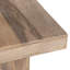 Table d'appoint carrée en bois massif Chenul