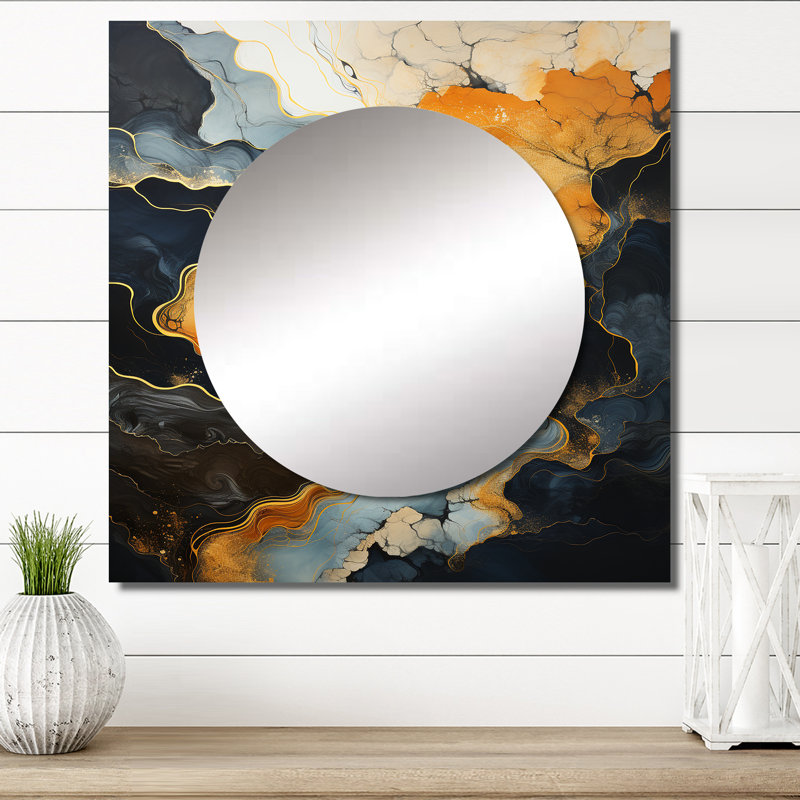 Art mural miroir de salon Fradley, 29 po x 29 po