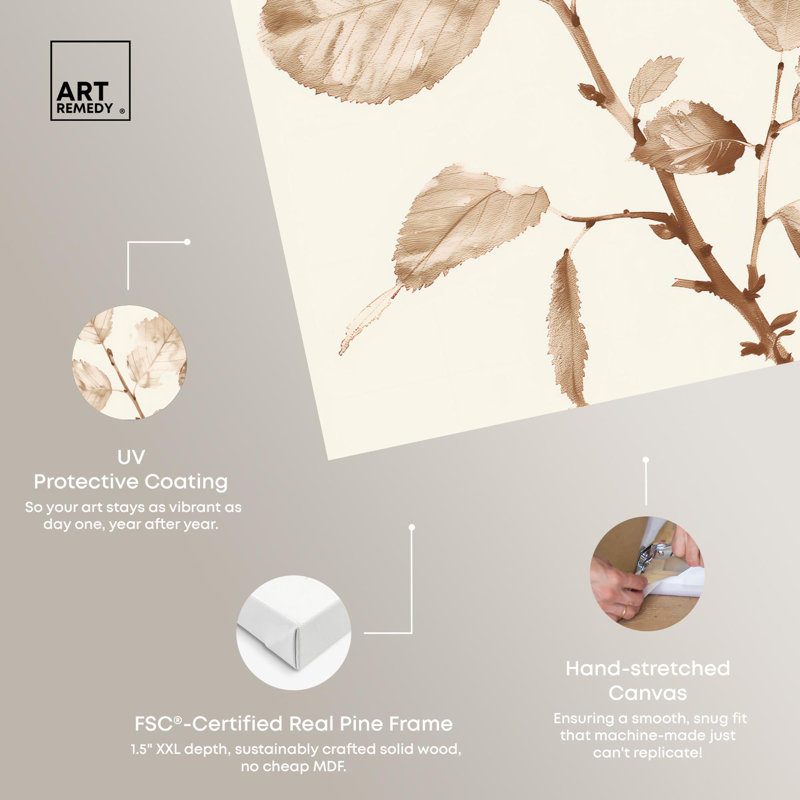 «Rust and Renewal I», reproduction d'art sur toile par Art Remedy, H 15 po x l 10 po, Toile tendue avec châssis