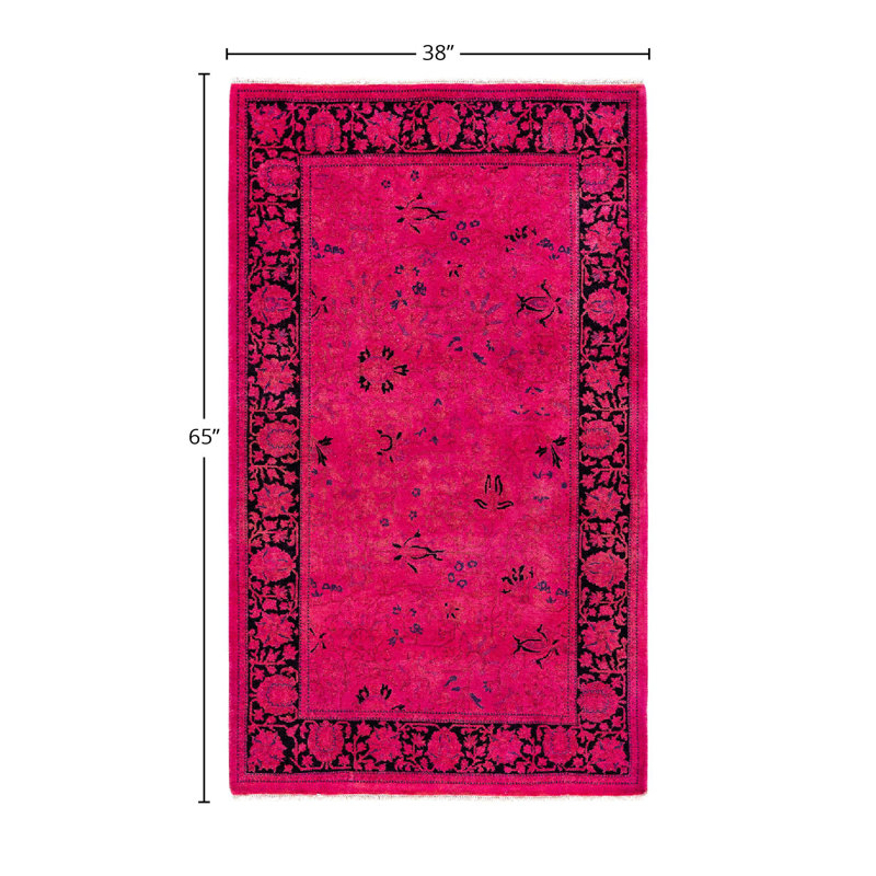 Overyed One-of-a-Kind Rectangle 3'2" X 5'5" Hand Knotted Area Rug