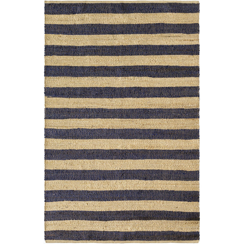 Bailidh Natural Fibers Striped Indoor Rug, Rectangle 9' x 12'