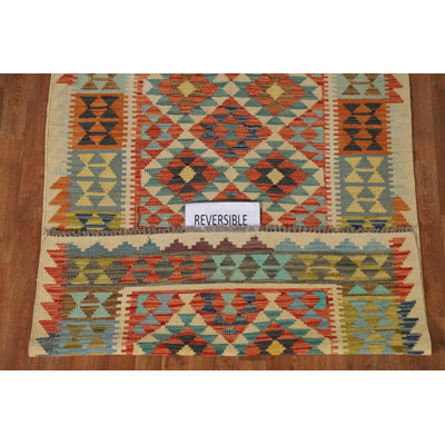 Multolor Kilim Oriental Accent Rug 4x6