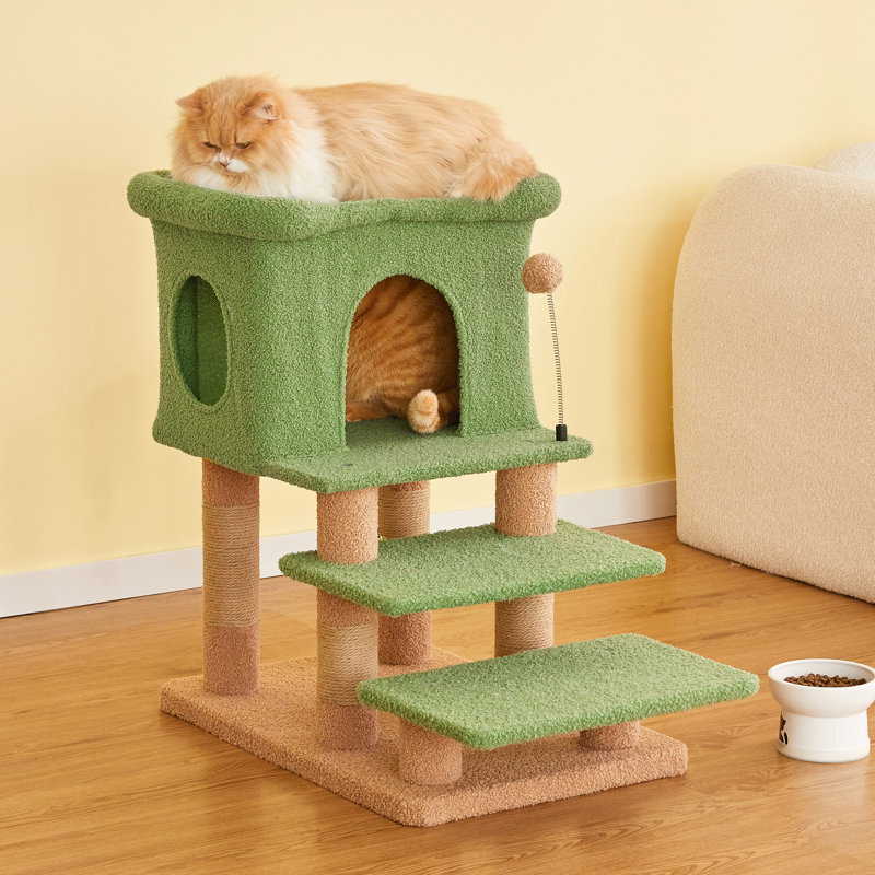 Tour pour arbre à chat 28,7 po, Vert