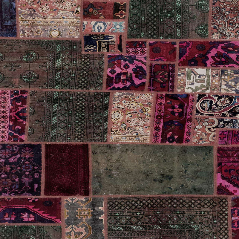 Abstract Indoor Rug, Square 6'