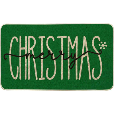 Paillasson rouge Merry Christmas