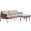 Canapé moderne en L en polyester avec repose-pieds-1130890655-1130890649