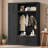 3-in-1 Hall Tree With Top Storage Cabinet, Open Storage, 3 Adjustable Side Shelves, 4 Heavy-duty Hooks, 2 Spacious Drawers And Seat Bench-703264685