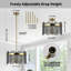 Lustre tambour 4 lumières avec verre texturé-132350443-132127055