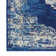 Burnie Oriental Blue/White Area Rug
