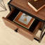 Chilmark 35cm W Metal Bedside Table