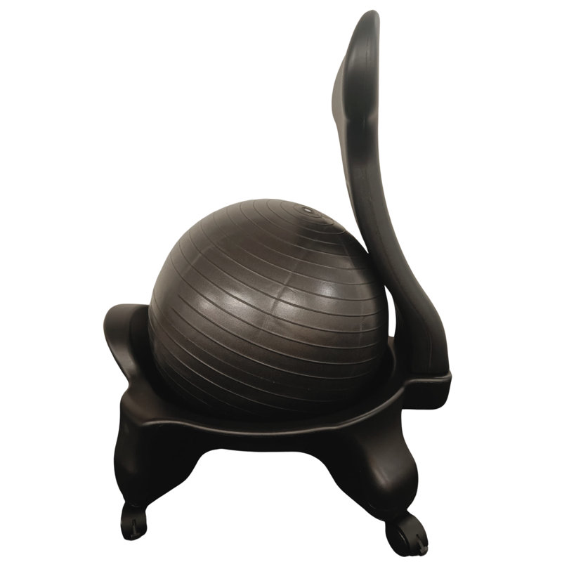 Stability Ball Chair - Adult - Black/black