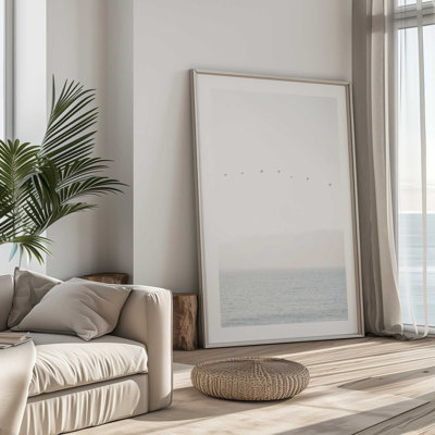 Seaside Flight Print, in a Frame,