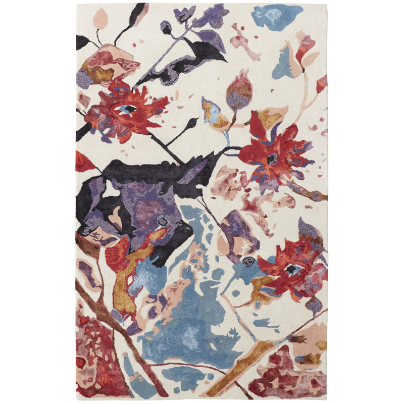 Dafney Floral Area Rug, Rectangle 9' x 12'