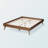 Melbourne mid-century modern King Size Platform Bed in Brown, 14.61'' H X 79.32'' W X 82.22'' L-1224351667