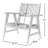 Sutri Leather Woven Armchair