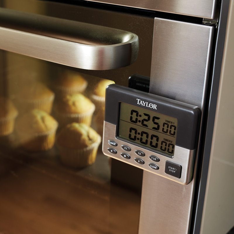 Taylor Pro Stainless Steel Dual Event Digital Timer