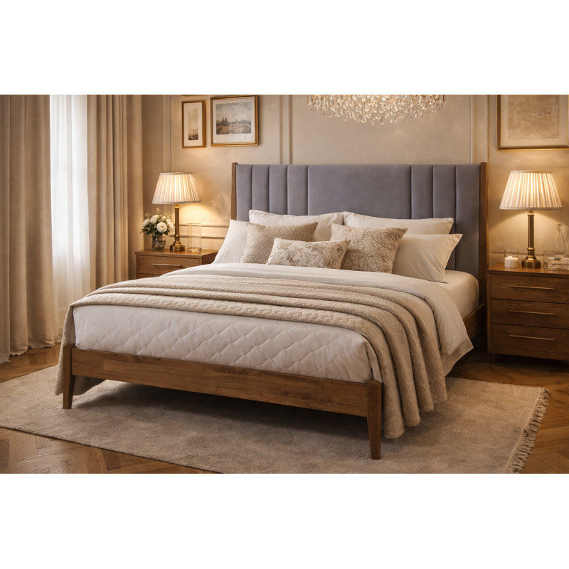 Wedgewood Upholstered Storage Bed, Kingsize (5'), Dark Grey