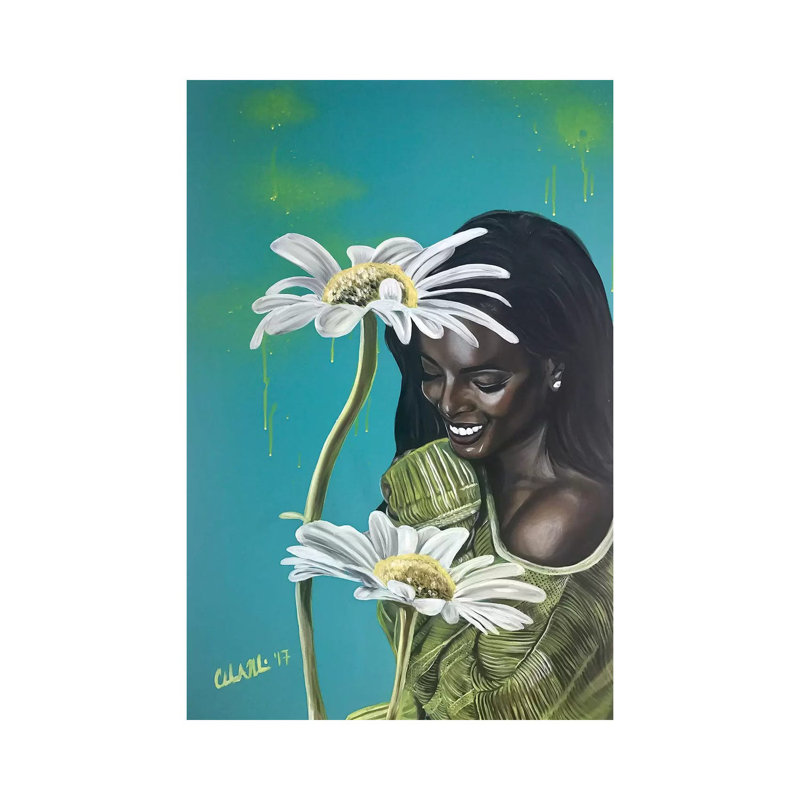 I'm So Happy by Stina Aleah - Wrapped Canvas Gallery-Wrapped Canvas Giclée, 66.04 cm H x 45.72 cm W