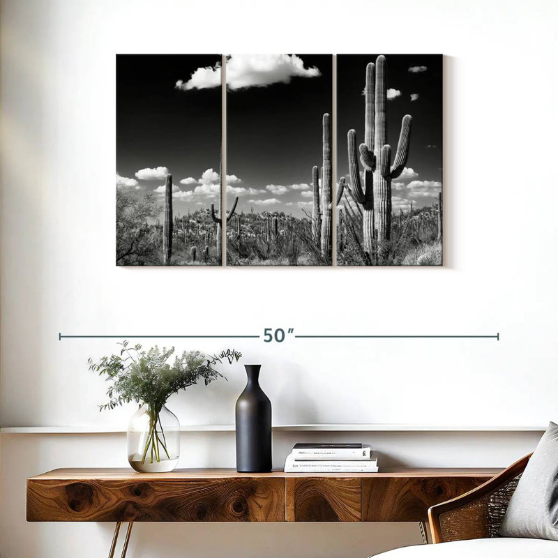 Harnek Saguaro Cactus Desert, 24" H x 38" W