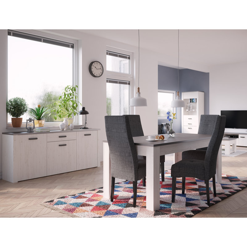 Madeira 49cm H Tufted Polyester Blend Upholstered Dining Chair