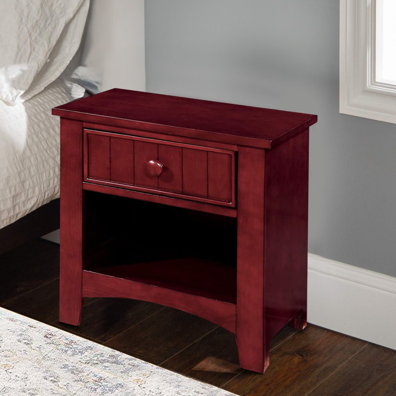 Alfino 19'' W Solid Wood Nightstand
