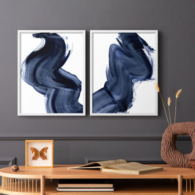 Passing Waves I-Premium Framed Print -Ready to Hang - No Nails Required - No Nails Required