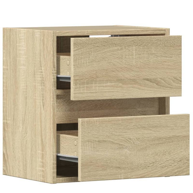Damylah TV Stand for TVs up to 24", Brown/White/Pink