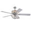 Ventilateur de plafond en cristal à 5 pales de 52 po avec ensemble d'éclairage inclus-2117297953-2058286090