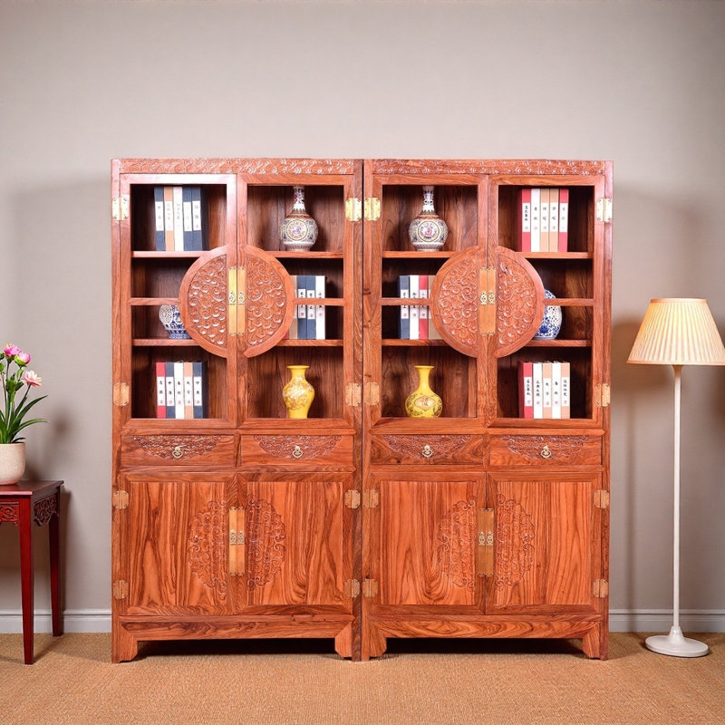 Nouvelle bibliothèque de style simple rétro chinois