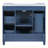 Modern Bathroom Vanity Cabinet with Sink Top Combo Set-105352733