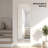 Metal Full Length Arched Mirror – 65"x21" Floor Mirror with Stand-1961006487