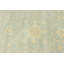 Muted Aqua Blue Floral 8x8 Transitional Oriental Round Rug