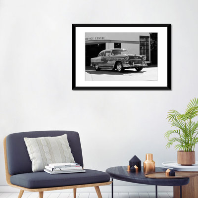 «1955 Chevy Bel Air», reproduction de photo sur toile