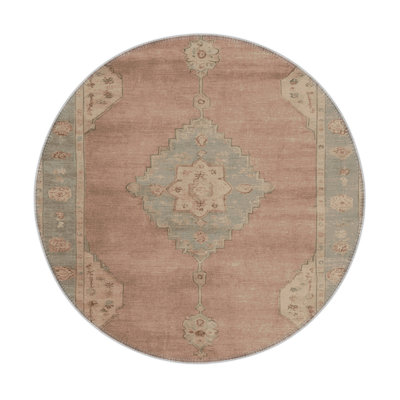 Tapis intérieur et extérieur brun Overdyed