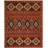 Boyd Geometric Hand-Tufted Wool Red/Multi-Colour Area Rug-24511200