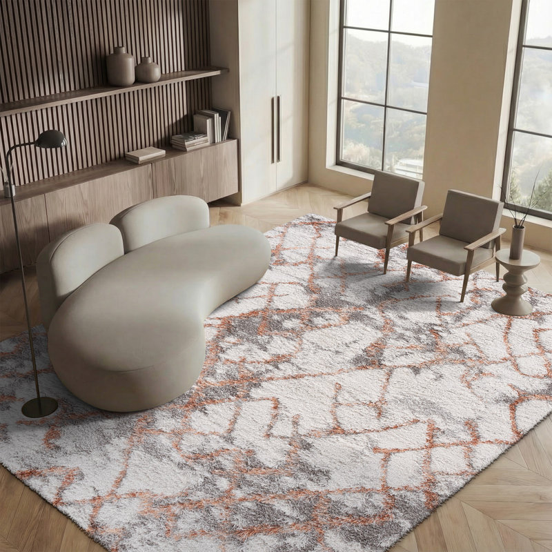 Horizon Shag 800 Performance Abstract Rug, Rectangle 8' x 10'