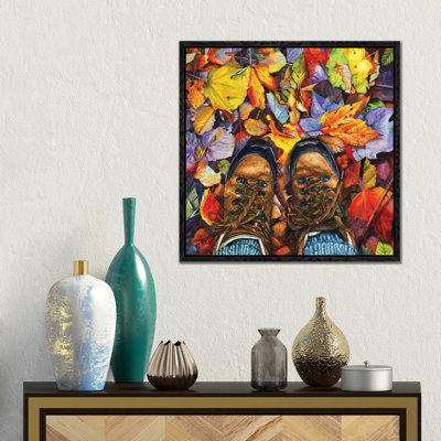 Boots On The Ground by Peter Williams - Floater Frame Gallery-Wrapped Canvas Giclée on Canvas