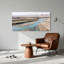 «Turquoise River Winding Through Arid Desert Valley», art mural-133537898