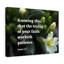 Patience James 1:3 - Wrapped Canvas Print
