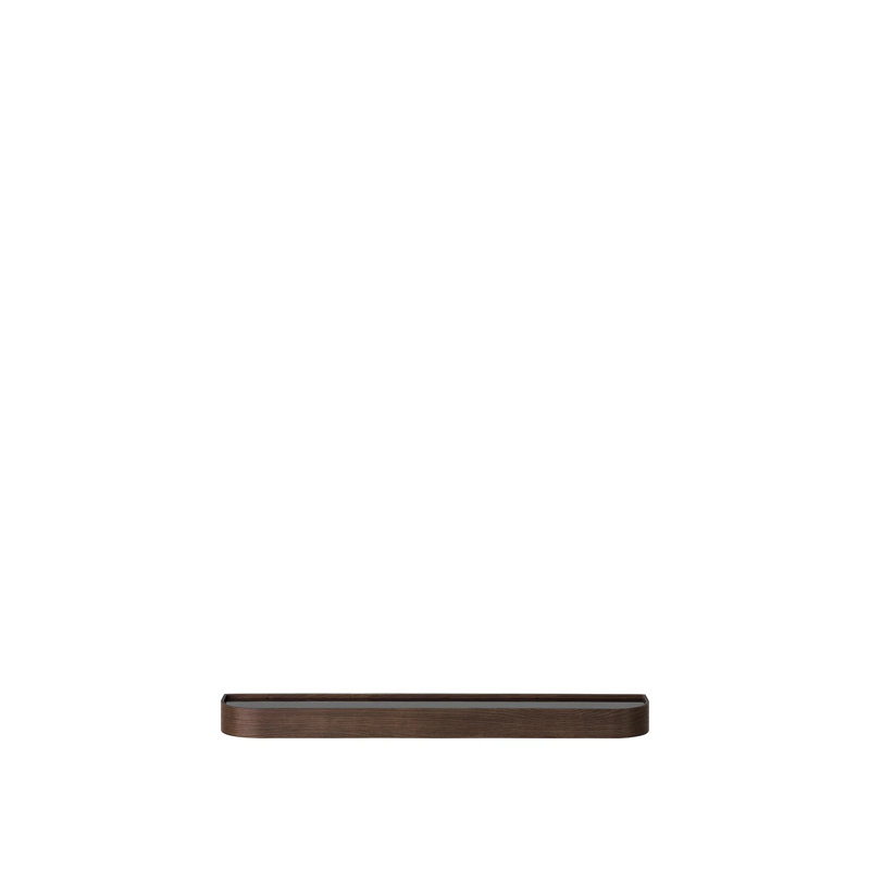 Epoch 11 - Hook Wall Mounted Coat Rack, Black/Dark Stained Oak